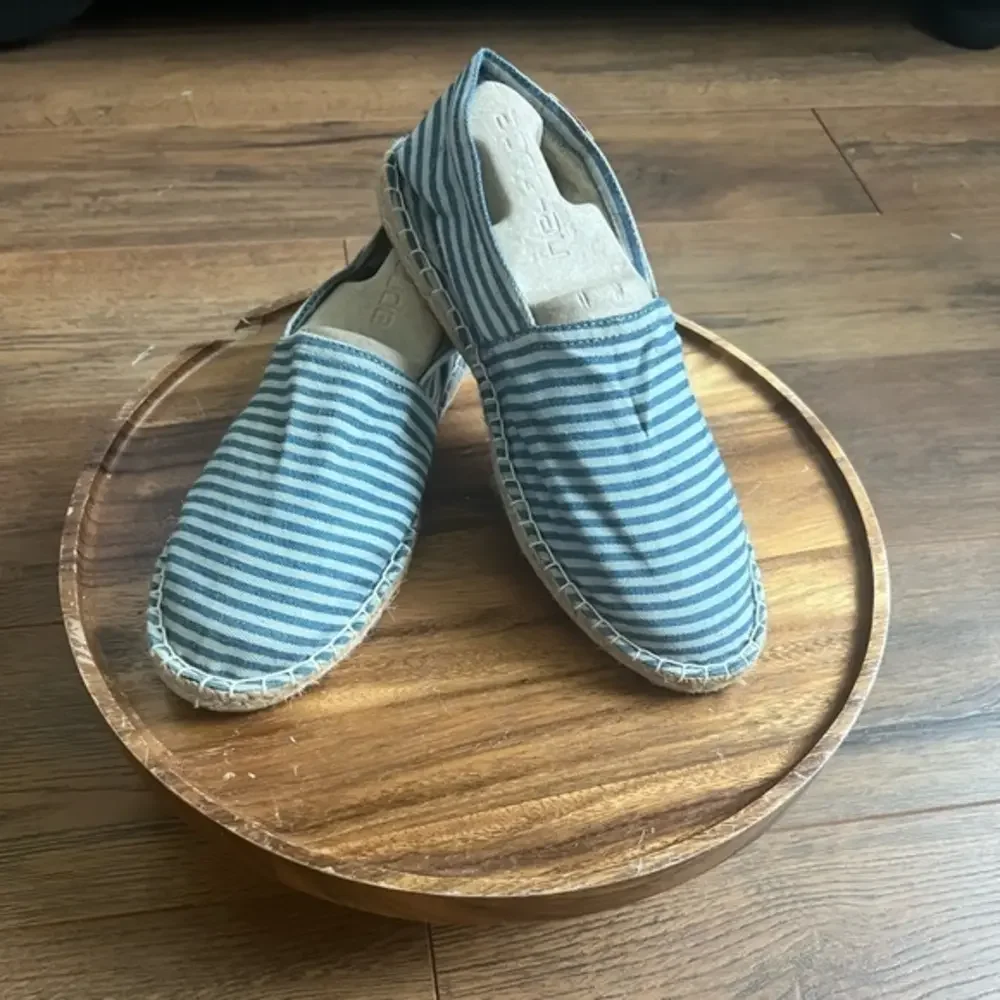 Scotch &‎ Soda Blue/White Espadrille Slip On size 40 eu NWOB